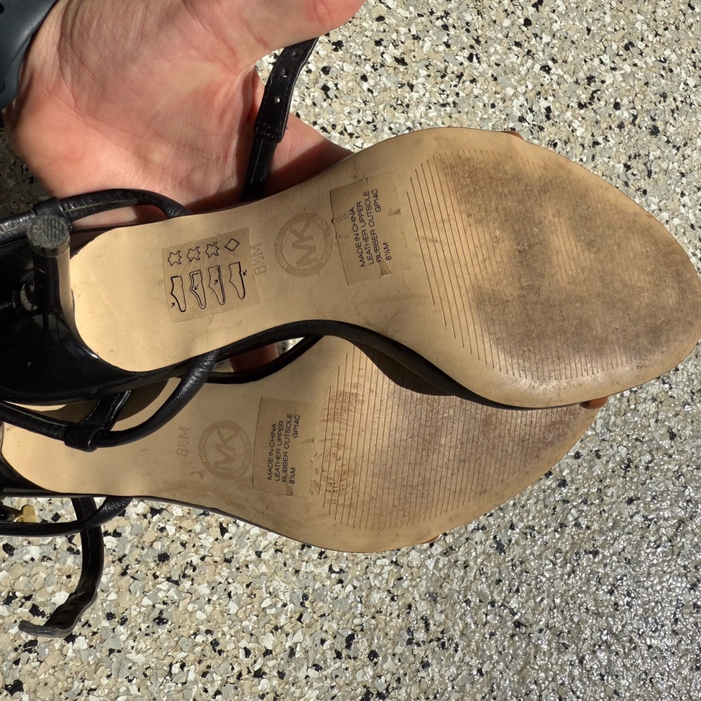 Michael Kors Black and Brown Women's Heels - Picture 4 of 4